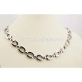 Fashion jewelry Simple surgical steel long silver necklace chain